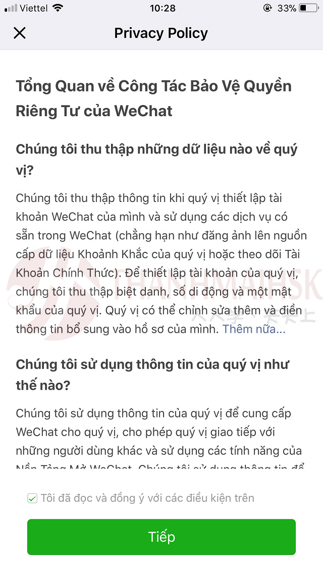 Hình ảnh cách đăng ký Wechat 3 Hình ảnh cách đăng ký Wechat 3