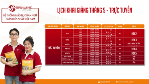 Lịch học tiếng Trung trực tuyến