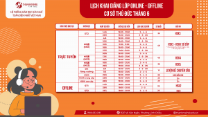 Lịch học tiếng Hoa Thủ Đức