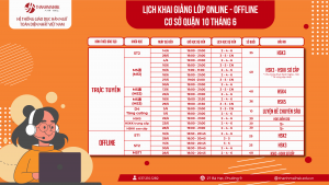 Lịch học tiếng Hoa quận 10